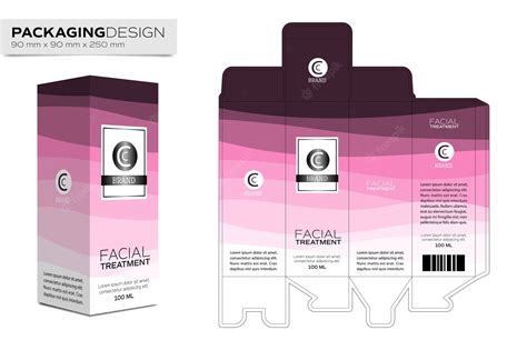 Cosmetic Packaging Design Templates